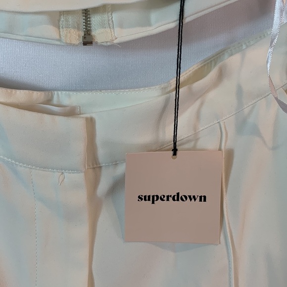 Superdown Remy Bandeau Pant Set in White Size S from REVOLVE - Picture 6 of 8